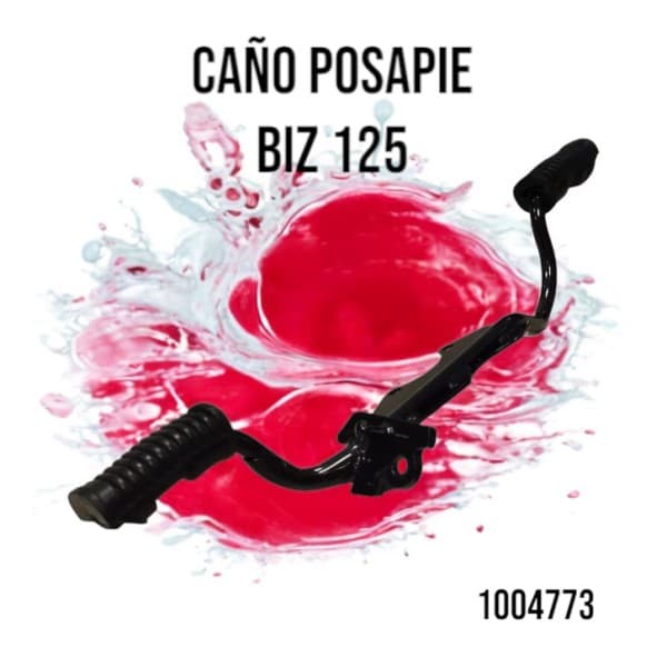 CAÑO POSA PIE DELANTERO BIZ 125 FORTE