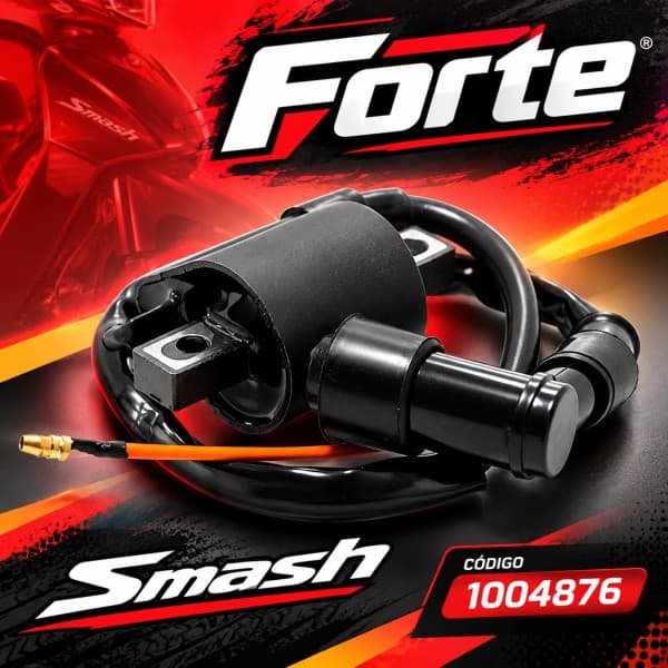 BOBINA IGNICION SMASH 110 C/CAPUCH - FORTE