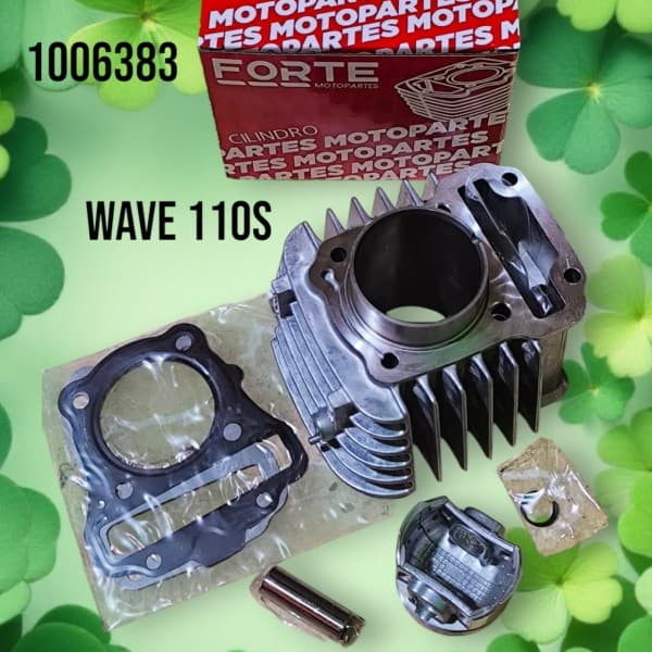 CILINDRO WAVE 110s C/KIT PISTON Y JUNTAS FORTE
