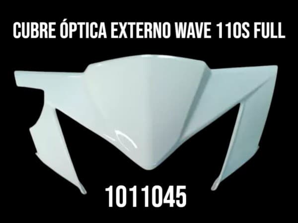 CUBRE OPTICA EXTERNO WAVE 110S FULL BLANCO FORTE