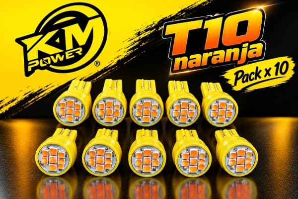 FOCO LED NARANJA T10 KM POWER