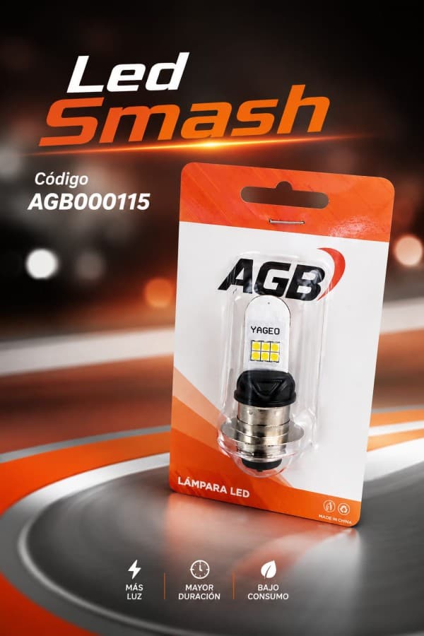 LAMPARA LED GILERA SMASH 12V X UNID AGB