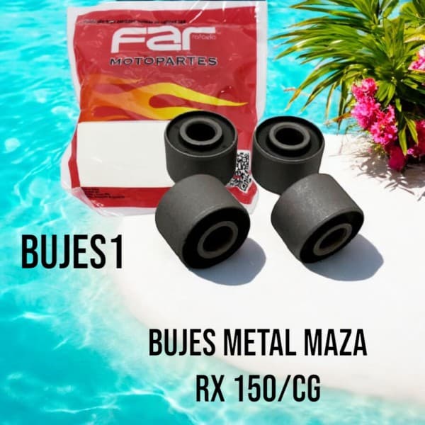 BUJES  METAL MAZA RX150/CG - (4) FAR