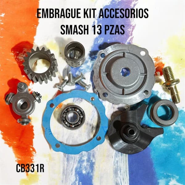 KIT ACCESORIOS EMBRAGUE SMASH 13 PZAS CARBO