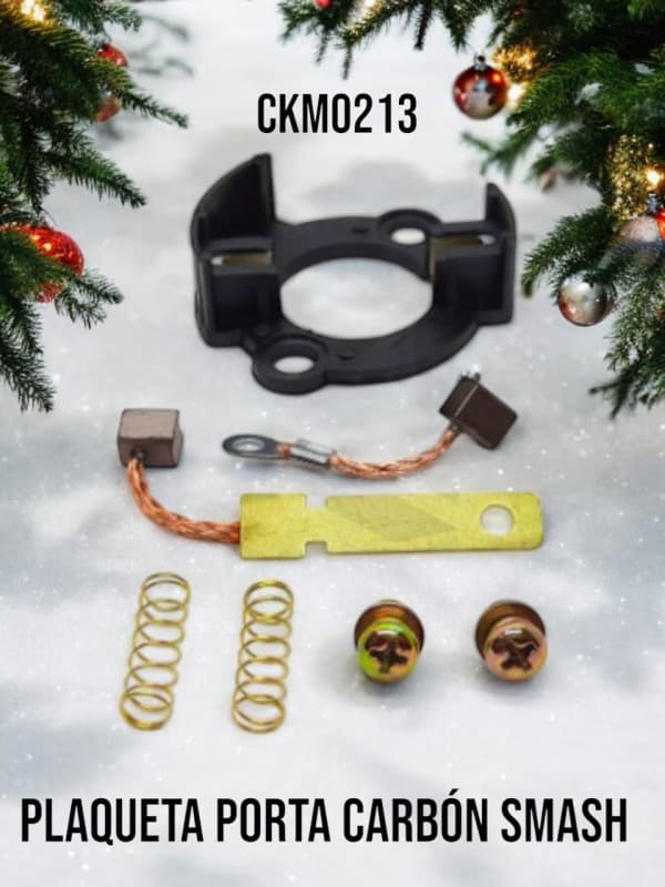 PLAQUETA PORTA CARBON SMASH 110 - CKM