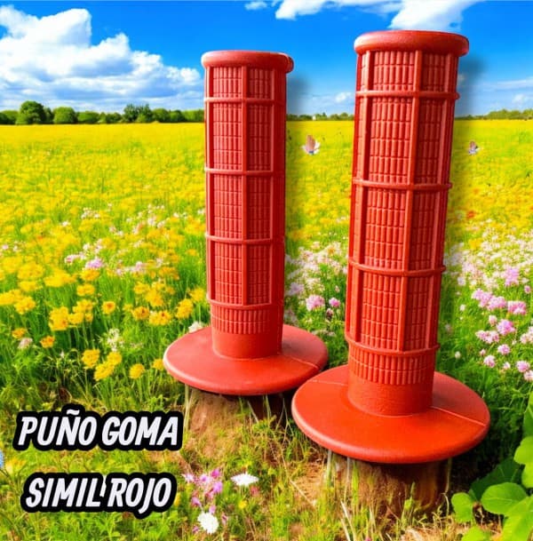 PUÑOS GOMA SIMIL ROJO-CKM
