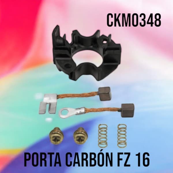 PLAQUETA PORTA CARBON FZ16 - CKM