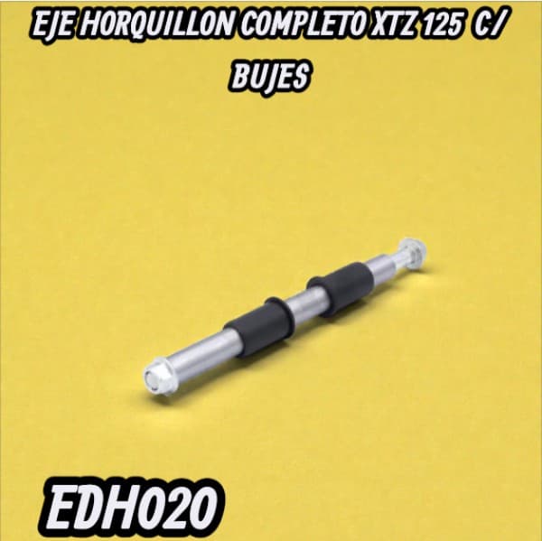 EJE HORQUILLON COMPLETO XTZ 125  C/ BUJES HADA