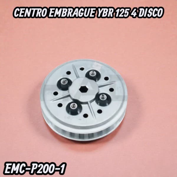CENTRO EMBRAGUE YBR 125 4 DISCO HADA