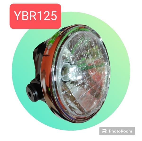 FARO DELANT YBR 125 REDODNO CROM - HADA