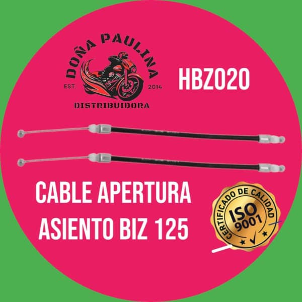 CABLE APERTURA ASIENTO HD BIZ 125 TOWO