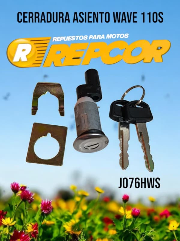 CERRADURA ASIENTO WAVE 110S  (REPCOR)