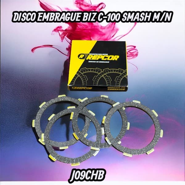 DISCO EMBRAGUE HONDA BIZ C-100/ SMASH M/N (REPCOR)
