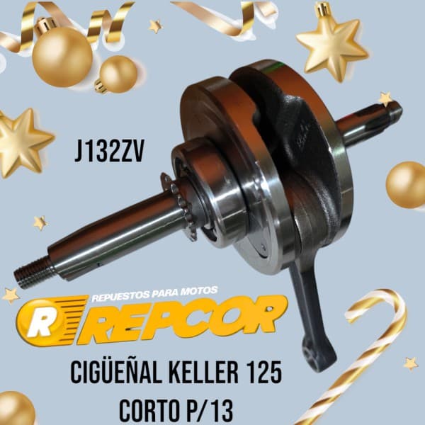 CIGUEÑAL KELLER 125 CORTO P/13 (REPCOR)