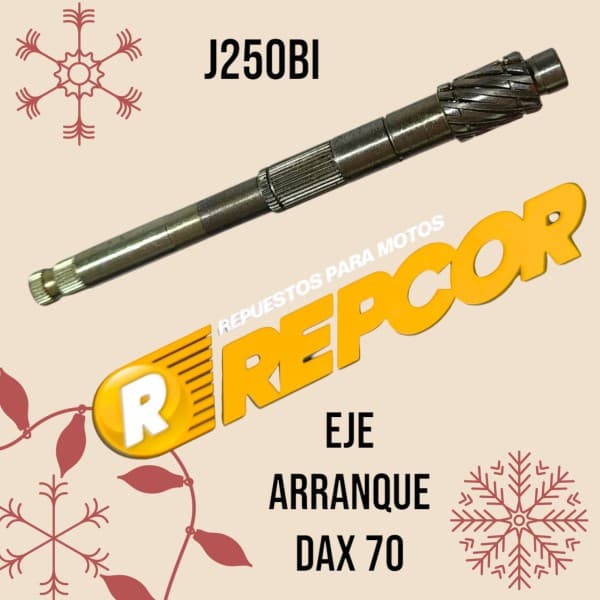EJE ARRANQUE HONDA DAX 70 (REPCOR)