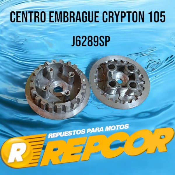 CENTRO EMBRAGUE CRYPTON 105 C/ P/ PRESION (REPCOR)