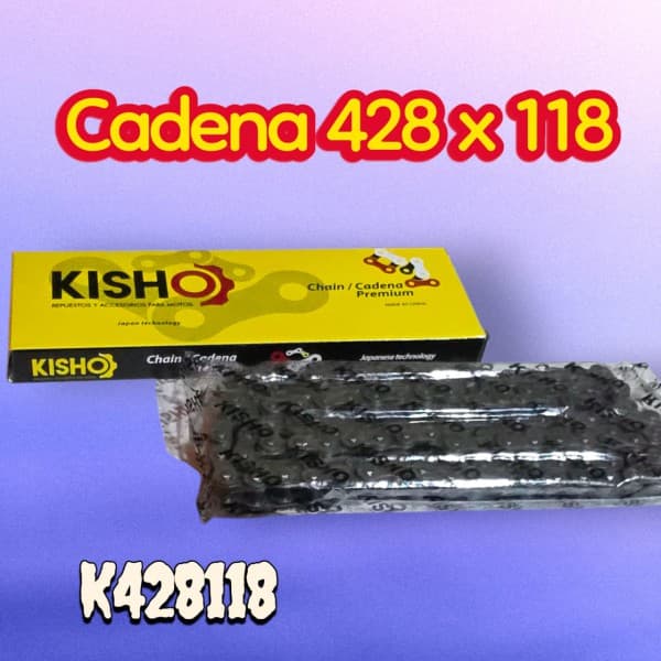 CADENA 428 X 118 KISHO