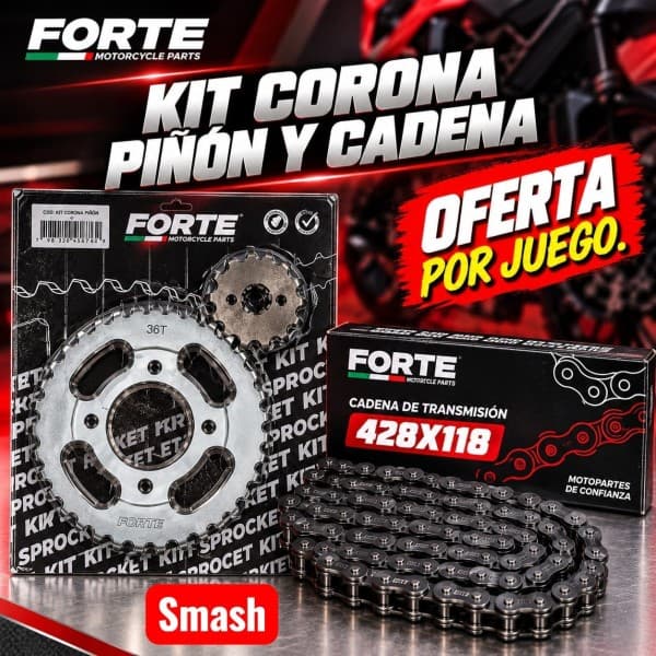 CORONA PIÑON CADENA 428X118 - FORTE