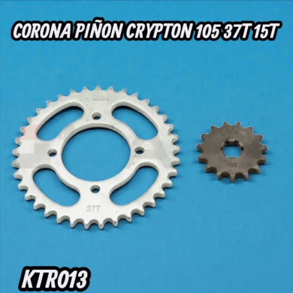 CORONA PIÑON CRYPTON 105 37T 15T HADA