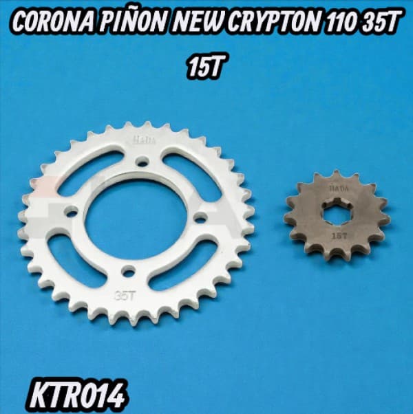 CORONA PIÑON NEW CRYPTON 110 35T 15T HADA