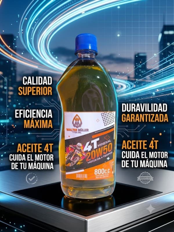 ACEITE MULLER 20W 50 4T 800cc MINERAL