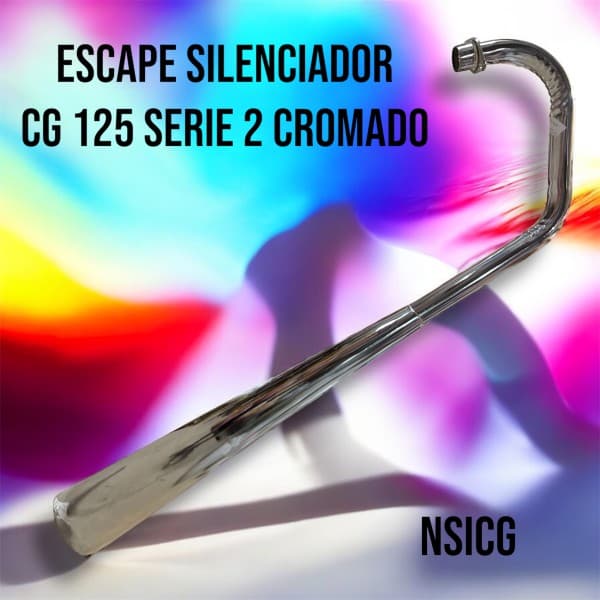 ESCAPE SILENCIADOR CG125- RX150 CROMADO