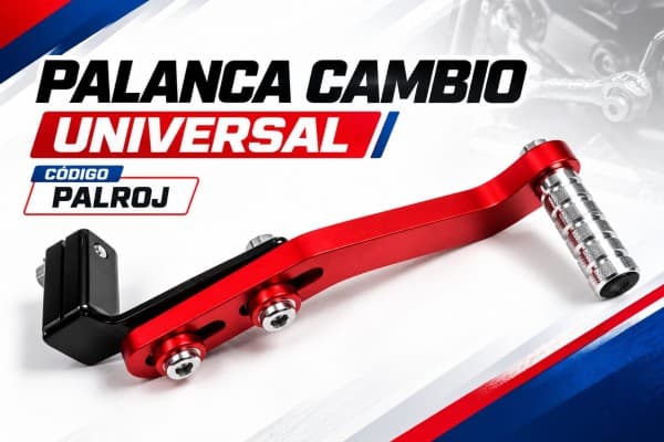 PALANCA CAMBIO UNIVERS ROJA AMIKO