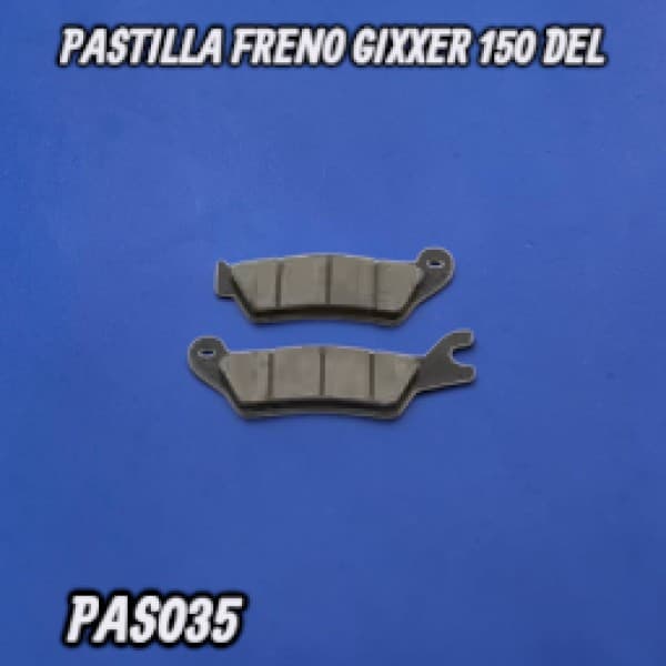 PASTILLA FRENO GIXXER 150 DEL HADA