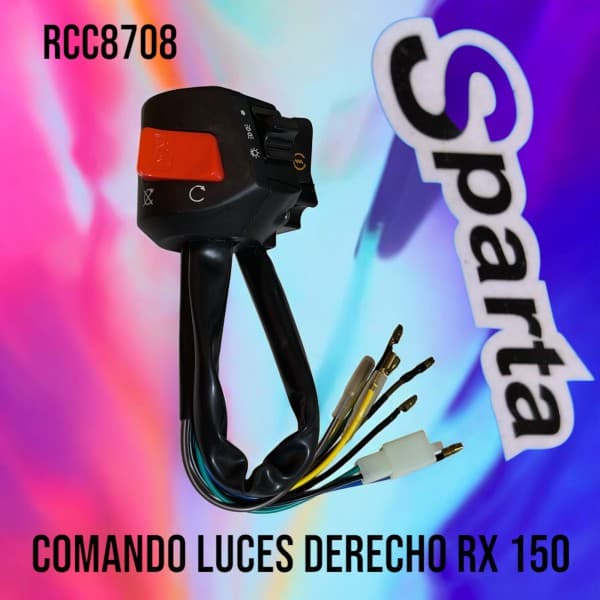 COMANDO LUCES RX 150 DERECHO - SPARTA