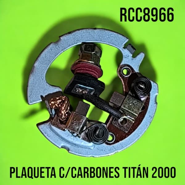 PLAQUETA C/ CARBONES TITAN 2000 - SPARTA