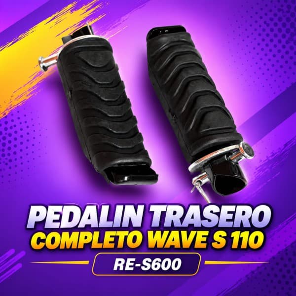 PEDALIN TRASERO HONDA WAVE S 110 BHI
