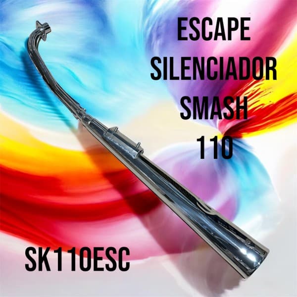ESCAPE SILENCIADOR CROMADO SMASH 110 BIT CARBO