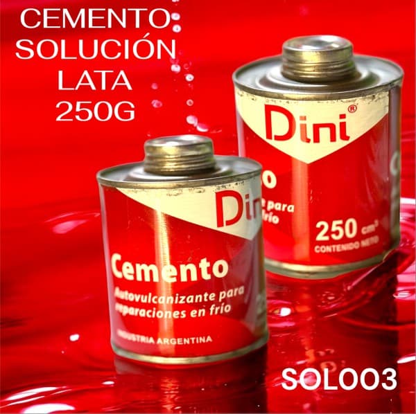 CEMENTO  SOLUCION LATA 250G DINI