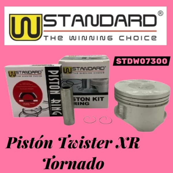 PISTON KIT TWISTER XR TORNADO 050 W STD