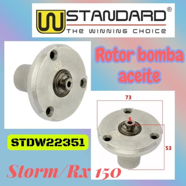 Rotor bomba aceite STORM-TITAN-RX150 W STD