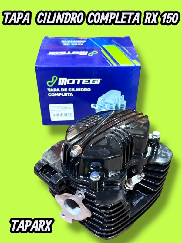 TAPA CILINDRO RX 150 COMPLETA NEG MOTEGI