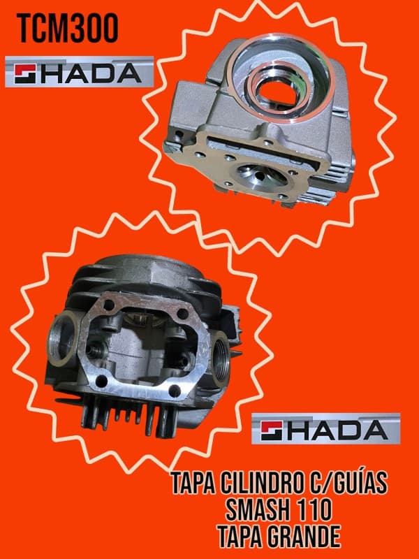 TAPA CILINDRO C/GUIA GRANDESMASH 110 HADA