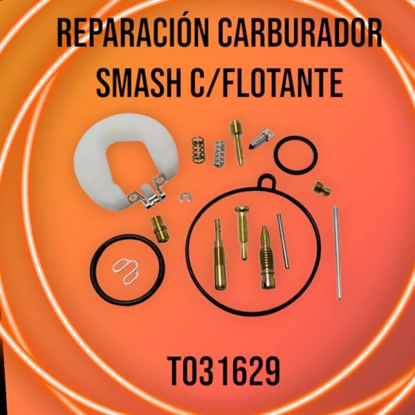 KIT REP CARB. SMASH 110 BIT C/FLOT - OMR