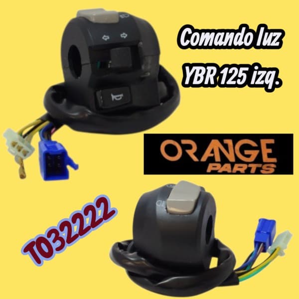 COMANDO LUZ YAMAHA YBR 125 (IZQ.) THE-ORANGE