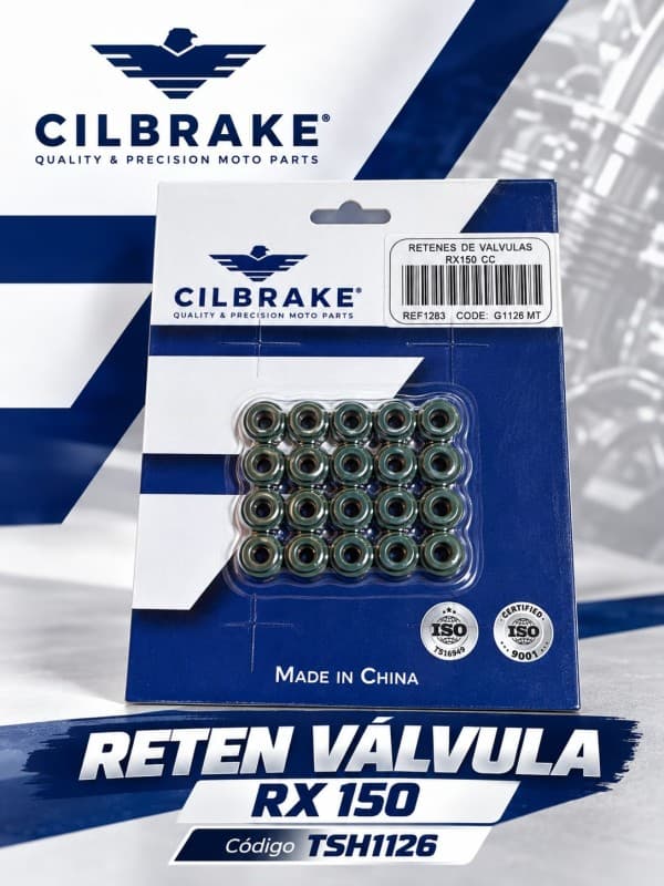 RETENES VALVULAS RX150 C/U CILBRAKE