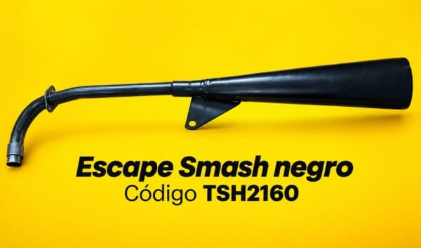 ESCAPE SILENCIADOR SMASH 110 NEGRO TSH