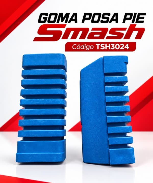 GOMA POSAPIE SMASH 110 AZUL JGO TSH