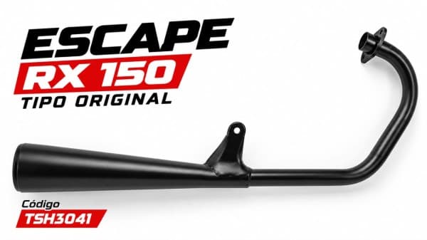 ESCAPE SILENCIADOR RX150 TIPO ORIG NEGRO TSH