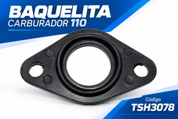 BAQUELITA CARBURADOR c/ oring 110 TSH