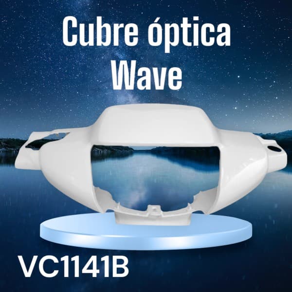 CUBRE OPTICA WAVE NF BLANCO (flexible) VC