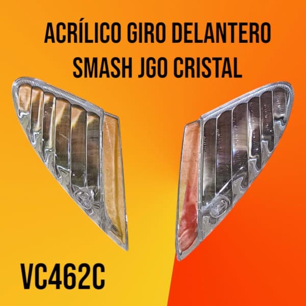 ACRILICO GIRO DEL. SMASH JGO (cristal) VC