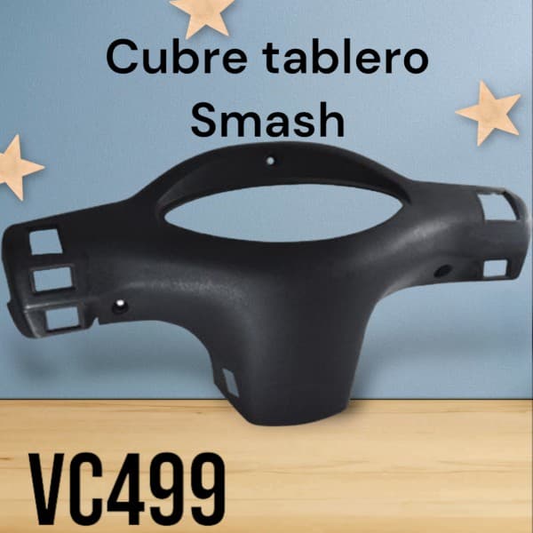 CUBRE TABLERO SMASH BIZ (NEGRO) PLASTICA VC