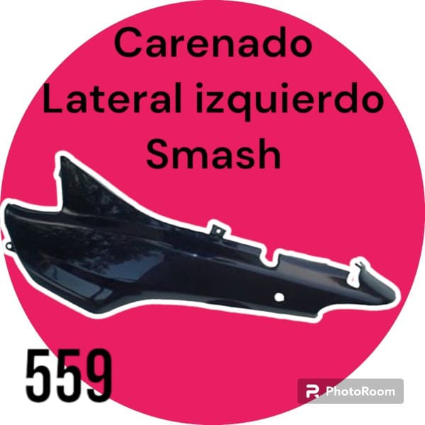CARENADO LATERAL IZQUIERDO SMASH BIZ  NEGRO