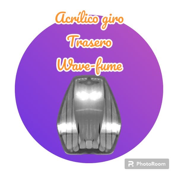 Acrilico giro tras H WAVE FUME PLASTICA VC
