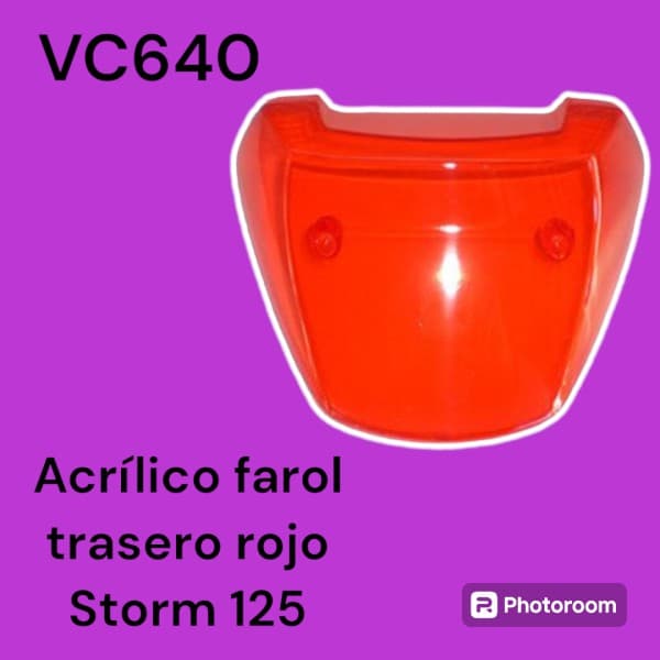 Acrilico farol Trasero HONDA STORM 125 VC